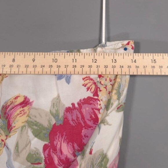 NWT WAYF Anthropologie Floral Tube Belted Jumpsuit LARGE Strapless Wide Leg - Picture 6 of 14